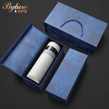 lewzbu品牌纯钛保温杯男女士茶水分离泡茶杯家用车载养生水杯可定制