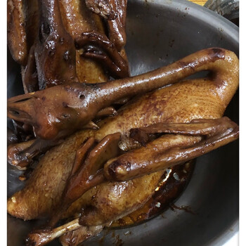 沥林碌鹅鼓油鹅柴火煮马冈鼓油鹅碌鹅马岗鼓油鹅真空包装 毛鹅净重7-8