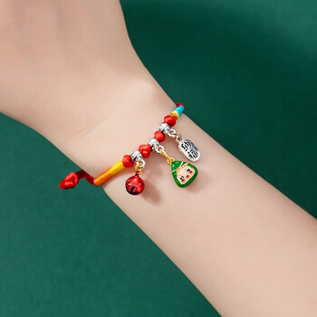 京营端午节五彩绳手链手工diy编织儿童成人粽子龙年香包手绳红绳饰品