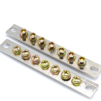 5*25mm 7孔零排2.5*25mm接地排接线端子排机房配电箱汇流排零地排接地