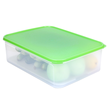特百惠（Tupperware） 特百惠9.4升/6升果菜篮带滤格密封超大冷藏盒 蔬果塑料保鲜盒 9.4升果菜篮带滤筛单个