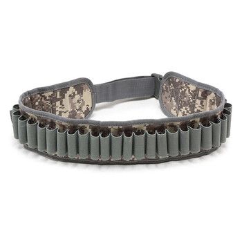 澳颜莱户外军迷战术30孔霰弹枪腰带户外12/16号散弹收容背带束腰带