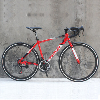 千里达公路车 入门级铝合金弯把公路赛自行车700c轮跑长途竞速禧