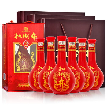 扳倒井41.8度红a6盒装500ml6瓶白酒整箱白酒