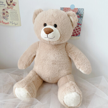 ZAK!毛绒玩具泰迪熊公仔儿童玩具小熊宝宝玩偶熊熊抱枕靠垫送女友老婆生日礼物布娃娃 大米熊