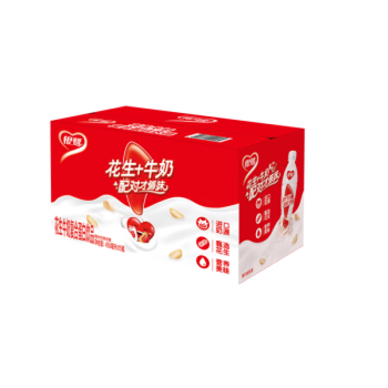 露露 花生牛奶青少年健康复合蛋白饮料经典原味风味早餐奶含乳饮 花生