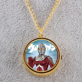 迪加旋转陀螺怀表项链表动漫翻盖学生儿童男女礼物奥特曼系列n款赛文