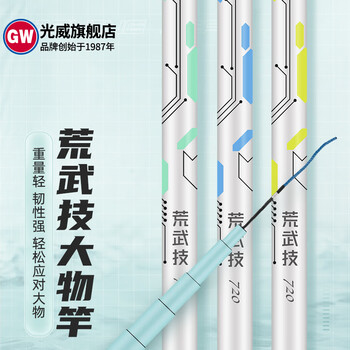 光威(GW) 光威荒武技综合版轻量大物版手竿巨物鱼竿28/19调台钓综合4.5/5H 7.2m 荒武技轻量大物