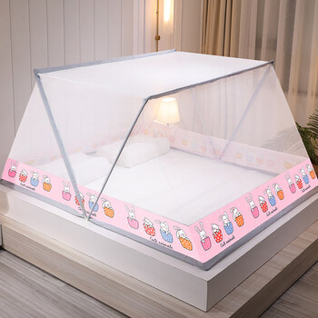 美朵嘉可折叠免安装蚊帐网红款蚊帐可折叠无底免安装简易便携家用防蚊