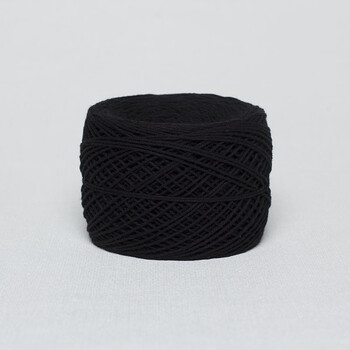 节】棉麻线编织线棉线钩针线蕾丝线棉线细线手工毛线装订线 6股 黑色