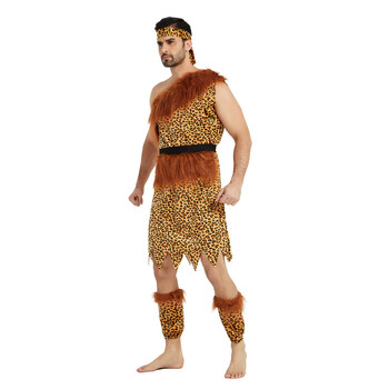 印第安酋长服装隔壁泰山舞蹈服男女非洲鼓表演服野人土著人服 男款