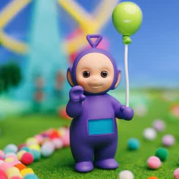 斯派莎克天线宝宝天线宝宝盲盒系列小波拉拉迪西拍球复调玩偶 气球款