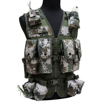 信必睿 新款13式战斗单兵携行具林地战术背心迷彩马甲单兵作训携行