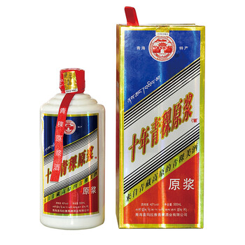 丹噶尔 青海 青稞酒 十年青稞原浆  清香型 白酒 42度 单瓶  500ml