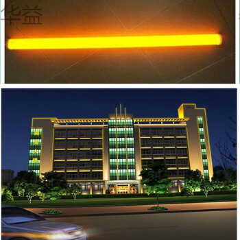 led数码管护栏管跑马线条灯单色户外防水内外控门头广告牌轮廓霓虹灯