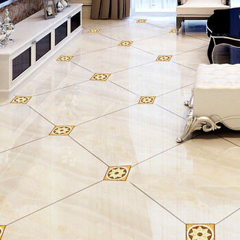 防水防滑耐磨地砖对角贴纸自粘瓷砖翻新遮洞源石之星耐磨款8x8cm40张