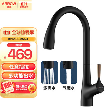 箭牌(ARROW)AE4594MB:优质厨房水龙头价格趋势分析