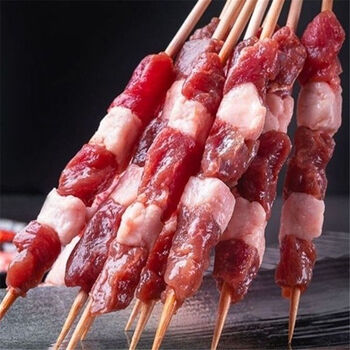 内蒙古大草原羊肉串调理新鲜速冻烤肉烧烤食材帕雅尔克 精品调理牛肉