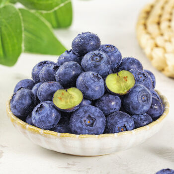 新鲜蓝莓果应季水果甜超大果批发一整箱顺丰 4盒装(每盒125克)-净重1