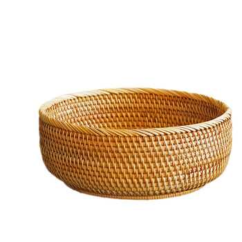 收纳筐编藤家居宿舍越南秋藤编水果盘收纳筐 茶点盘 果蔬筐 茶几收纳