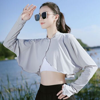 服饰内衣>服饰配件>女士丝巾/围巾/披肩>景秀姜山>防晒披肩女防紫外