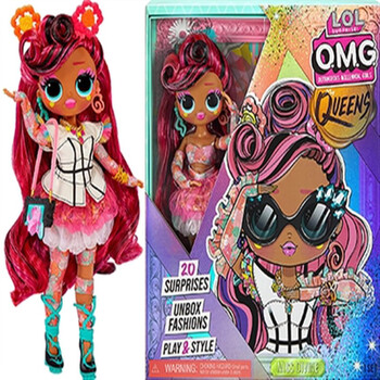lol惊喜娃娃冬季迪斯科omg娃娃脸超大姐姐diy玩具儿童过家家礼物 神圣