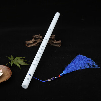 有机白玉笛子古风专业演奏横笛短笛便携初学学生入门乐器 小a有机玉笛