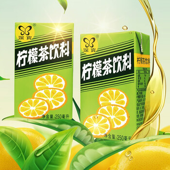 深宝 官方店柠檬茶饮料饮品广式风味250ml*24盒整箱 柠檬茶6盒装