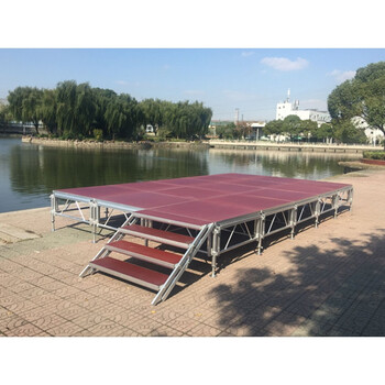 铝合金舞台可升降户外演出活动升降婚庆舞台架可移动防滑雷亚钢铁t台