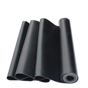 中橡 绝缘橡胶垫 配电室5kv高压无击穿胶板皮地垫 黑色平面 3mm厚1.