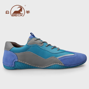 意大利公羊男鞋2022秋季新款流行时尚休闲鞋男头层牛皮防滑耐磨橡胶大