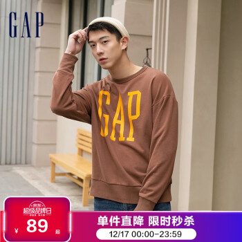 Gap 盖璞 男女同款法式圈织软卫衣 877466