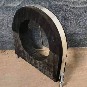 中央空调管道木托抱箍木哈夫防腐减震保温pe橡塑管托聚氨酯管托 木托