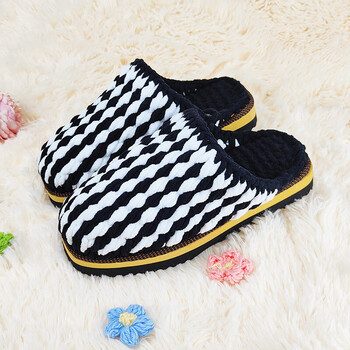 毛线拖鞋男冬季手工编织男拖勾针织保暖粗勾的冰条线成品男女士防滑