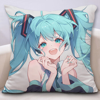 挽刻初音未来周边抱枕miku公主殿下玩偶手办二次元动漫定制靠垫枕头