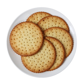 早餐饼干整箱批大圆形早茶牛乳味大饼干老式80后批发原味