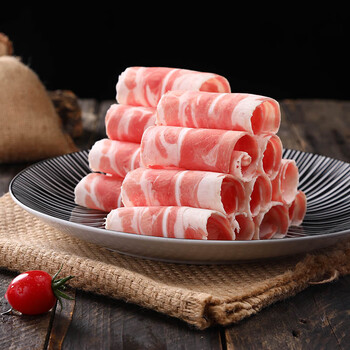 十里馋羔羊肉卷3斤冷冻肥羊卷涮羔羊肉片食材 500g*5羊肉卷 1500g