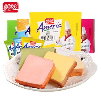 盼盼梅尼耶干面包干早餐面包蛋糕饼干食品休闲零食批发 【蓝莓味】