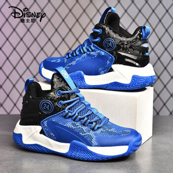 迪士尼(disney)科比24号儿童篮球鞋夏季网面透气小学生摩擦有声音12