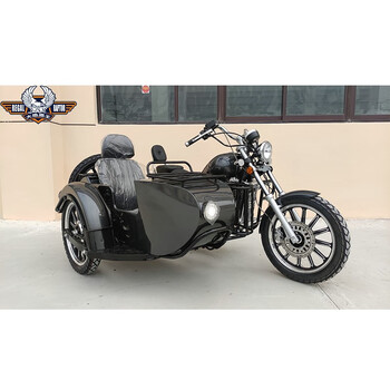 大地鹰王边三轮摩托车400b双缸水冷侉子偏三轮复古美式巡航太子机车国