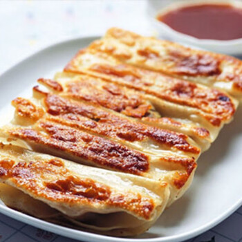 速冻中式面点锅贴 半成品早餐肉馅锅贴网红脆皮锅贴 1000克