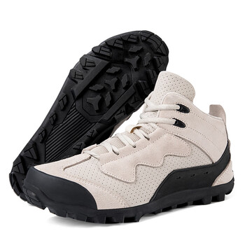 楝艺小铺跨境货源新款男士大码46机车鞋摩托车鞋骑行鞋男越野机车鞋