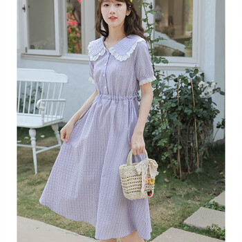 芭曼萱1220岁初中学生连衣裙子女夏装13大童女孩洋气16高中生中小学生