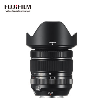 富士（FUJIFILM）XF16-80mm F4 R OIS WR 富士龙镜头 6档OIS 光学防抖 小巧紧凑 夜景旅拍 适用于 XT30 XT3