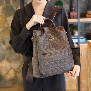 奈佰琪女士包包女包双肩包旅行防盗背包简约大容量书包【实用生日礼物】 6329 礼盒装