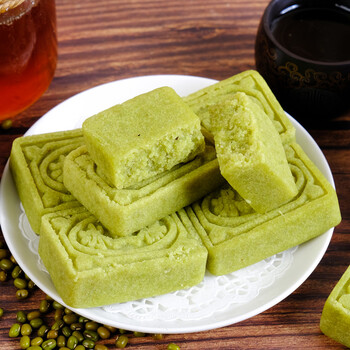 冰豆糕东北老式零食传统绿豆糕散装特产茶点传统糕点心休闲小吃 -250g