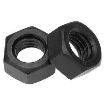 8级细牙外六角螺母高强度发黑六角螺丝帽黑色碳钢螺帽m8m10-m100 m8*1