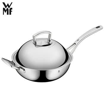 Wmf 福腾宝德国进口锅具炒锅不锈钢盖单柄中式炒锅28cm 图片价格品牌报价 京东