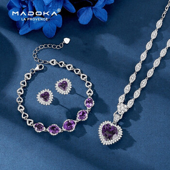 【7克拉天然宝石】madoka玛朵卡海洋之心项链女七夕情人节送女朋友