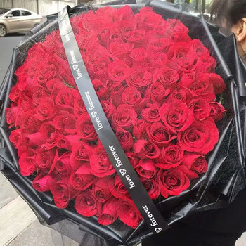 99朵红玫瑰花束生日鲜花速递同城济南烟台沈阳南昌南宁珠海送花北京